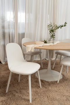 Imagen de Silla Oslo Blanca Base Blanca -XBP-20/N