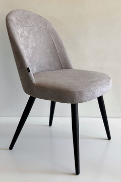 Imagen de Silla Zoe Gris Claro Base Negra - DC9114/GC
