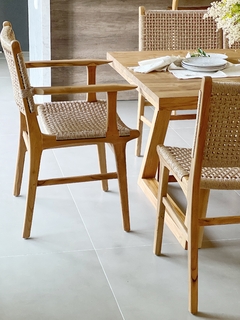 Silla Bandung Kraft Laqueado Apoyabrazos -MLIA32 - TRIBECA
