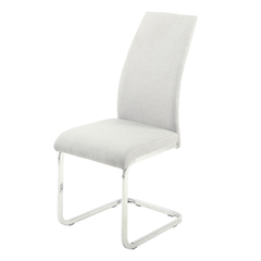 Silla Veneta Gris Claro Tela