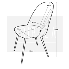 Silla Cheers Taupe Pana - S-42M/TA-T en internet