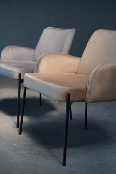 Sillón Roma Taupe Base Negra - DC329/TA - tienda online