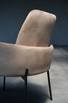 Sillón Roma Taupe Base Negra - DC329/TA en internet