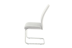 Silla Veneta Gris Claro Tela - comprar online