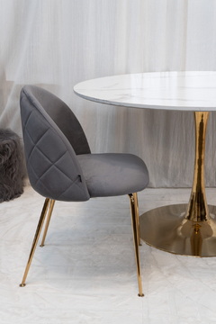 Imagen de Silla Sybil Pana Gris Oscuro DC608GO
