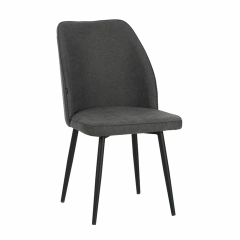 Silla Prana Gris Oscuro Base Negra - DC625/G0-N - comprar online
