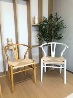 Silla Wishbone Natural White - K575-1/W