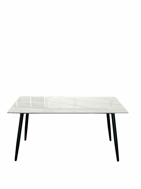 Mesa Gaia Calacatta Base Negra 160 - DT121BK-N160 - comprar online