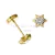 Abridor de Oro 18kt ABRO0020 Estrella Con Cubic