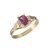 Anillo de Oro 18kt ANO0016 Con 1 Piedra