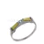 Anillo Plata y Oro con piedras