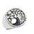 Anillo sello arbol de la vida calado grande Plata y Oro