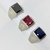 Sello Hombre Rectangular con piedra Cubic y Corona Encamisado - comprar online