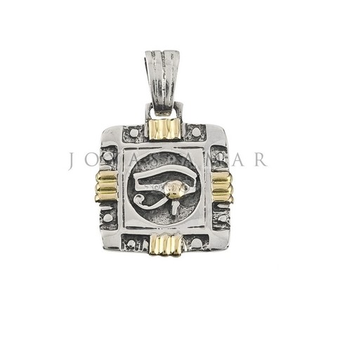 Medalla Ojo de Horus- Plata y Oro