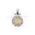 Medalla religiosa Cubic - Plata y Oro 16mm