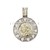 Medalla religiosa Cubic - Plata y Oro 20mm