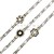 Pulsera Julianita Flor Plata y Oro