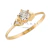 Anillo Solitario Oro 18k - ANO0106