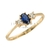 Anillo Cintillo Solitario Oro 18k - ANO0110 - comprar online