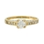Anillo Solitario Oro 18k - ANO0112 en internet