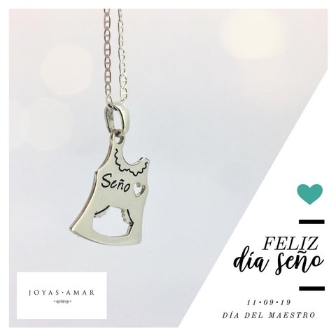 Regalo día del Maestro Plata 925
