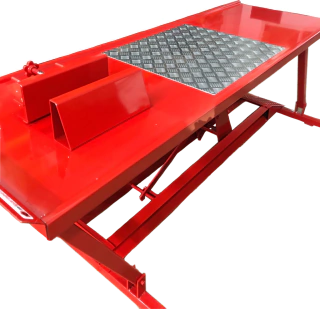 Protección de aluminio para elevador de motos EM500