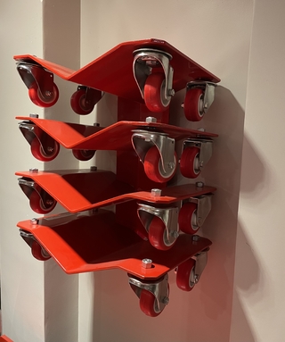 Soporte de pared para carros dollies de automóviles - comprar online