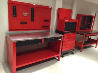 Banco de trabajo de 2 cajones