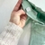 PANTALON GABARDINA VERDE 9 MESES en internet