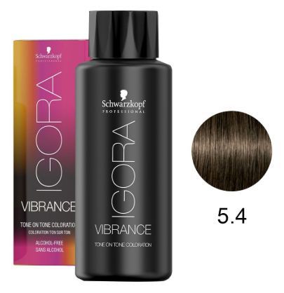 Tinta Igora Vibrance 60g - Cor 5.4 - Castanho Claro Bege