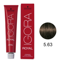 Tinta Igora Royal 60g - Cor 5.63 - Castanho Claro Marrom Mate