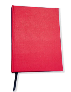 cuaderno colores vinilo rojo - comprar online