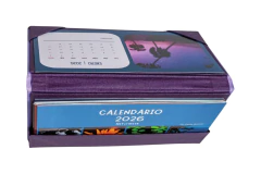 Calendario de escritorio con estuche en internet