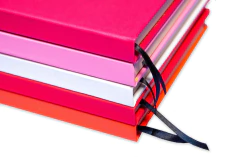 Cudernos colores en vinilo Naranja - IMAGENyPAPEL