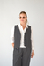 Chaleco Bella Gris oscuro - comprar online