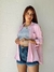 Camisa Over Rosa
