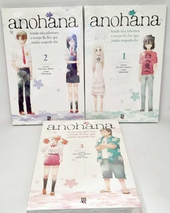 Coleção Anohana vols. 1 a 3