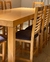 JUEGO DE COMEDOR ASIA CON SILLAS DUOMO - Espacio Madera