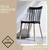 SILLA MASTER WINDSOR NEGRO - comprar online