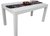 JUEGO DE COMEDOR MESA ASIA 1.20 x 0.80 + 4 SILLAS CAPRI LACA BLANCO - Espacio Madera