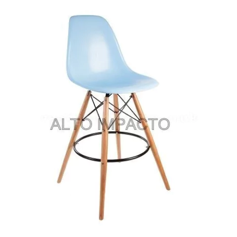 Banqueta Taburete Silla Dsb Dsw Charles Eames Celeste