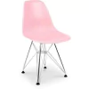 Set * 4 Silla Miller Dsr Eames Abs Cromada- Alto Impacto- - ALTO IMPACTO Home + Office