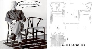 Imagen de Set 2 Sillon Silla Comedor Wegner Wishbone