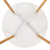 Mesa Eames 80 Dsw Pata Madera Redonda Laca- Alto Impacto - tienda online