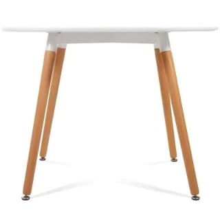 Mesa Eames 80 Dsw Pata Madera Redonda Laca- Alto Impacto - comprar online