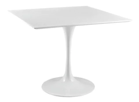 Mesa Tulip Cuadrada 70 Cm Laca Poliuretanica