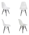 Silla Eames Dsw Madera Madera Pata Negra 1- Alto Impacto