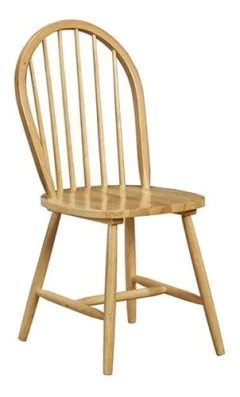 Set 2 Silla Comedor Madera Windsor Boston - Alto Impacto