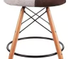 Set * 2 Banqueta Taburete Eames Patchwork Mod- Alto Impacto