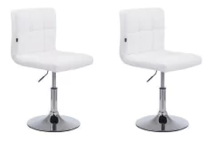 Set 2 Silla Taburete Tattoo Respaldo Rush- Alto Impacto